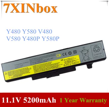 7XINbox 11.1 V 5200mAh L11N6R01 L11N6Y01 L11P6R01 L11S6F01 L11S6Y01 Batérie Pre Lenovo IdeaPad Y480 Y580 V480 V580 Y480P Y580P