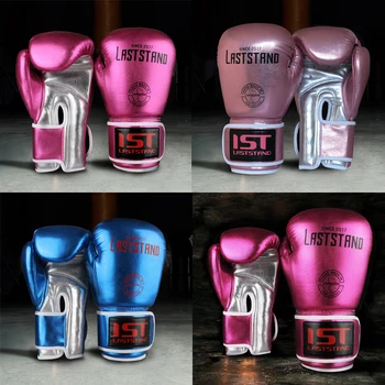 8-12 OZ Veľkoobchod Muay Thai Mikrovlákna Kožené Boxerské Rukavice Dospelé Ženy, Mužov MMA Telocvični Školenia Grant Boxerské Rukavice Zariadení