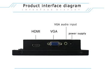 8/8.2 palcový širokouhlý HD kovové HDM prenosné IPS displej počítača rozšírenie obrazovky podporu 1080 prepnutie obrazovky