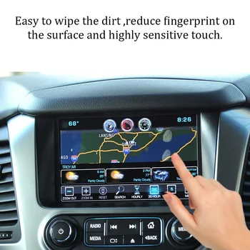 8 Palcový Auta GPS Navigácie Screen Protector Sklo Ochranný Film pre Chevrolet Corvette Prímestskej Tahoe 2016 2017 2018 2019 Nové