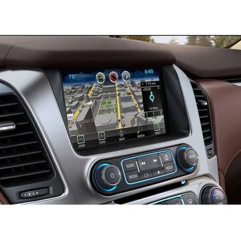 8 Palcový Auta GPS Navigácie Screen Protector Sklo Ochranný Film pre Chevrolet Corvette Prímestskej Tahoe 2016 2017 2018 2019 Nové