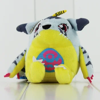 8 Štýlov 10 cm Digimon Plyšové Patamon Agumon Palmon Piyomon Gomamon Gabumon Tentomon plyšové hračky Prívesok Keychain Hračky