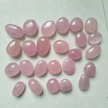 80-90g Prírodné Rose quartz crystal palm leštené kamene silný čakier liečivé kryštály Dať dlani vašej ruky