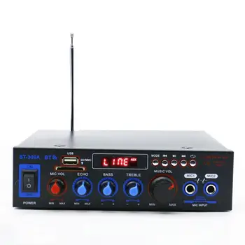 800W Auto Amplificador HIFI 2 CH Audio Zosilňovač 12/220V Domáce Kino Zosilňovač Zvuku Podpora, FM, USB, SD/Diaľkové Ovládanie
