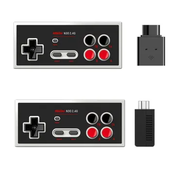 8BitDo N30 2.4 Bezdrôtový Gamepad Pre Nintend NES Hra Ovládač