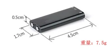 8GB/16GB Mini Profesionálny Hlasový Záznamník Digitálny Audio Mini Diktafón MP3 Prehrávač USB Flash 3 v 1