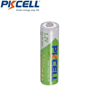 8PCS/2card PKCELL AA Batéria NIMH Nabíjateľné Batérie AA 2A nízke samovybíjanie 1.2 V 2200MAH NI-MH precharge batérie