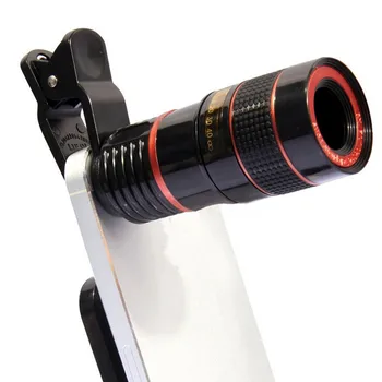 8X HD Zoom Mobilný Telefón lupa Mikroskop Digitálny Ďalekohľad, Fotoaparát, Objektív pre Mobilný Telefón, Fotoaparát Lupy