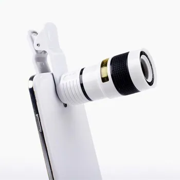 8X HD Zoom Mobilný Telefón lupa Mikroskop Digitálny Ďalekohľad, Fotoaparát, Objektív pre Mobilný Telefón, Fotoaparát Lupy