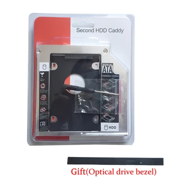 9.5 MM 2. Pevný Disk HDD SSD Prípade Caddy Adaptér pre ASUS X550 X550CC X550CA X550CL GL771JM(Dar Optickej jednotky rámu )