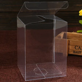 9*9*6typ-9*9*18cmCreative jasné, PVC, box Obdĺžnikový ochrany životného prostredia materiál Display box Európskej svadobný dar&Candy box