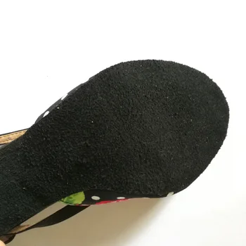 9 cm vysokým podpätkom Black latinské Tanečné Topánky Pre ženy Salsa topánky pratice topánky pohodlné latinskej topánky MS6237BLSL pravej kože