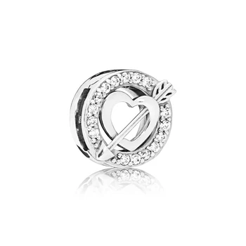 925 Sterling Silver Perličiek Kúzlo Reflexions Eleganciu Klip S Krištáľovo Korálky Fit Pôvodné Pandora Náramky Ženy Diy Šperky 2021