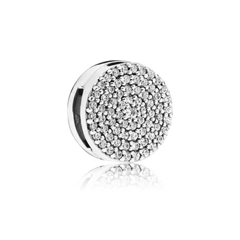 925 Sterling Silver Perličiek Kúzlo Reflexions Eleganciu Klip S Krištáľovo Korálky Fit Pôvodné Pandora Náramky Ženy Diy Šperky 2021