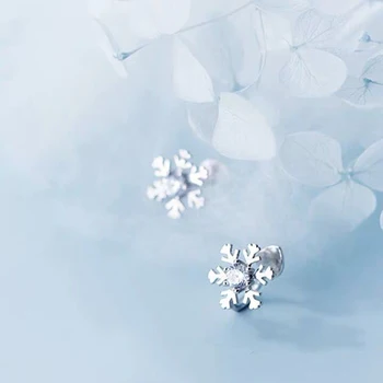 925 Sterling Silver Pin Usmievavá Tvár Zlomený Kvet, Motýľ Kvet Asymetrický Nádherné Módne Náušnice