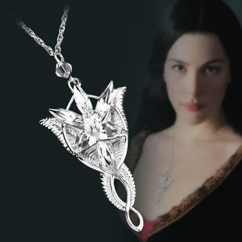 925 Strieborný Prívesok Šperky Európske a Americké Módne Princezná z Rozprávky Twilight Star Náhrdelník Žien Sveter Reťazca Príslušenstvo