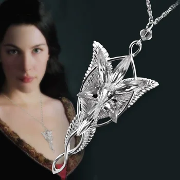 925 Strieborný Prívesok Šperky Európske a Americké Módne Princezná z Rozprávky Twilight Star Náhrdelník Žien Sveter Reťazca Príslušenstvo