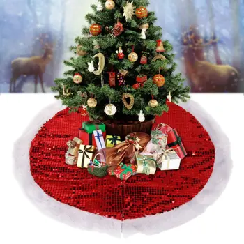 97 cm Vianočný Stromček Sukne Vianočný Stromček Koberec Snowflake Strom Sukne Nový Rok Dekorácie, Vianočné Dekorácie pre Domov