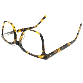 A013 2020 Klasické Retro Acetát Krátkozrakosť Blbecek Okuliare Rámy pre Mužov Obdĺžnik Jasný Objektív Sklá Acetát Mužskej Triede Glasse