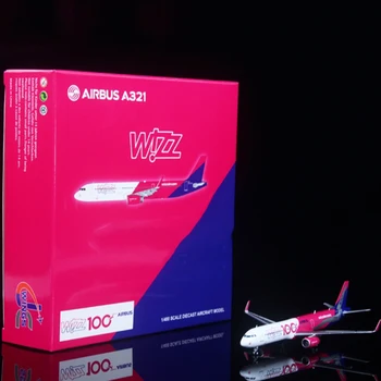 A321 Wizz Air plane model hračka 1/400 Maďarsko Wizz Air HA-LTD 321 Osobné Lietadlo leteckej spoločnosti lietadlo lietadlo model Hračka