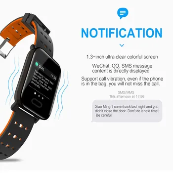 A6 Smart Hodinky s Srdcového tepu Fitness Sledovanie Krvného Tlaku Smartwatch Vodotesný Pre Android IOS