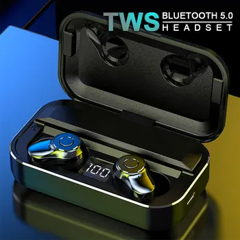 A6 TWS Bluetooth Slúchadlá fones de ouvido bluetooth Kovového Materiálu Bezdrôtové Slúchadlá Šport Basy Slúchadlá manos libres bluetooth