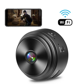 A9 Mini Full-HD 1080P Malé, Wifi, Kamera, Wifi, Mini IP Kamera IR Nočné Videnie Mikro Kamera, Detekcia Pohybu Kamery, Podpora TF Kariet