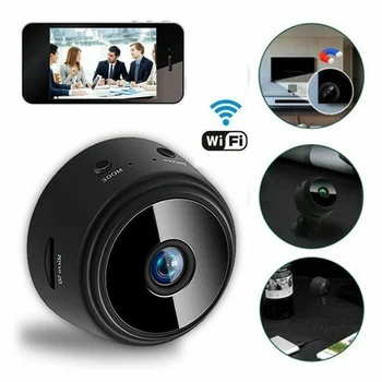 A9 Mini Full-HD 1080P Malé, Wifi, Kamera, Wifi, Mini IP Kamera IR Nočné Videnie Mikro Kamera, Detekcia Pohybu Kamery, Podpora TF Kariet