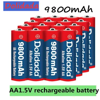 AA+AAA batérie 1,5 V AA 9800 mAh+1,5 V AAA 8800 mAh Alkaline1.5V Nabíjateľná Batéria Pre Hodiny, Hračky, Kamera, batéria