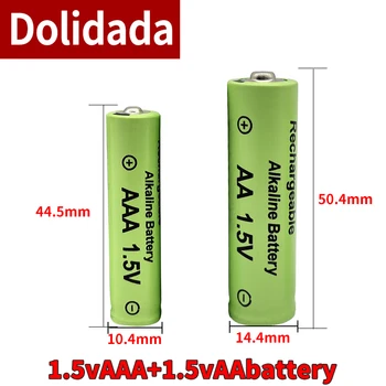 AA + AAA Nové 1,5 V AA AAA Alkalické Nabíjateľná Batéria 3000-3800mAh Horák, Hodinky, Hračky MP3 Prehrávač Nahradiť Ni-MH Batérie