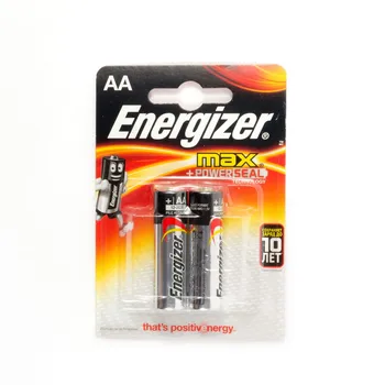 AA batérie prst Energizer Max + energie tesnenie, 1,5 V, LR6 alkalické za balenie 2 kusy
