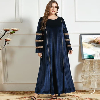 Abaya Dubaj Turecko Moslimskou Hidžáb Oblečenie Islam Šaty Pre Ženy, Plus Veľkosť Oblečenie Vestido Župan Longue Femme Kaftane Maroko Kaftan