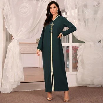 Abaya Dubaj Turecko Moslimskou Módne Šaty, Hidžáb Islam Oblečenie Afriky Dlhé Šaty Pre Ženy, Župan De Moda Musulman Djellaba Femme