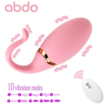 Abdo10 rýchlosti G mieste Kegel loptu vibrátor diaľkové ovládanie silikónové tichý vajcia vibrátor tesný vagíny sexuálnu hračku, pre ženské pohlavie produkty