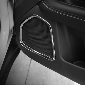 ABS Auto Interiérové Dvere zvuku Zvuk Reproduktora Dekorácie Kryt Výbava Nálepky na Jeep Compass 2017 Do Auta, Príslušenstvo Styling