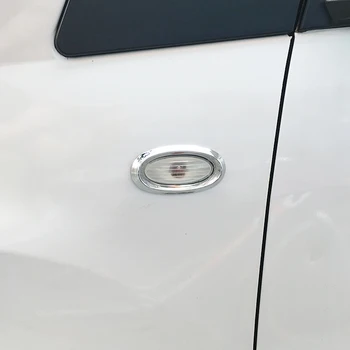 ABS Chrome Pre Nissan krčma pri ceste Leaf Poznámka Micra Marca Bočné Svetlo Zase signalizačná kontrolka Kryt Výbava Auta Styling Kit Nálepky Príslušenstvo 2ks