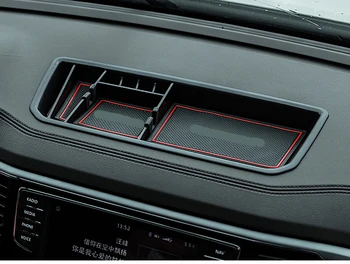 ABS Tabuli úložný box mobilný telefón držiak na okno Auta Styling Príslušenstvo pre 2017 2018 2019 Volkswagen VW Atlas Teramont