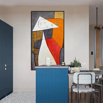 Abstrakt olejomaľby na Plátne O Picasso Slávnych Umeleckých Reprodukcií Nástenné Plagáty a Tlač Zavesenie Obrázkov pre Obývacia Izba