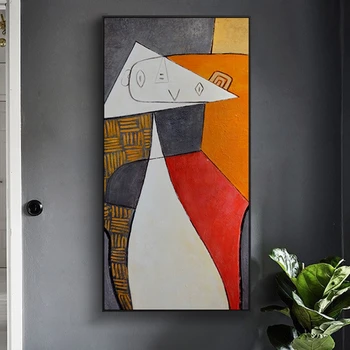 Abstrakt olejomaľby na Plátne O Picasso Slávnych Umeleckých Reprodukcií Nástenné Plagáty a Tlač Zavesenie Obrázkov pre Obývacia Izba