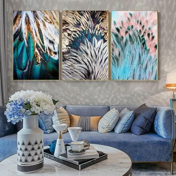Abstrakt Perie Stenu Umenie Výtvarné Umenie Plátno, Vytlačí Luxusné Obrázky, Obývacia Izba, Spálňa Moderné Módne Glam Domova