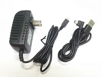 AC/DC Stenu Napájanie Nabíjací Adaptér +USB PC, Dátový Kábel Kábel Pre Garmin GPS TomTom