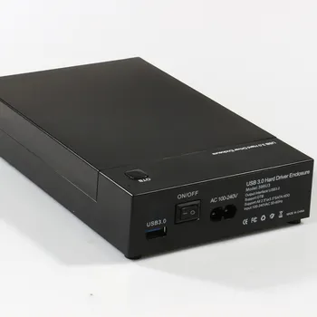 AC100V -240V 3,5 palcový USB3.0 Sériový Port Mobile Pevný Disk Externý Box Pevný Vodič Krytu 8TB Veľkej Kapacite Pevného Disku