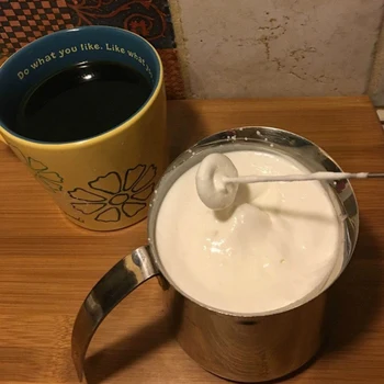 AD-Mlieko Frother, Elektrické Ručné Mlieko Foamer S Manželskou Nehrdzavejúcej Ocele Metla, Vedúci Pre Cappuccina, Nepriestrelný Káva, Latte