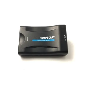 Adaptér pre HDMI-kompatibilné Scart AV prevodník kompatibilný s HDMI v Scart z podporuje až 1080P/60hz kompatibilný s HDMI vstup