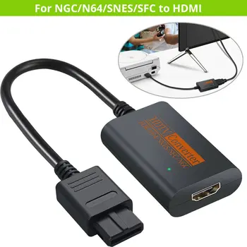Adaptér Pre NGC/SNES/N64 Na kompatibilný s HDMI Prevodník Adaptér Pre 64 Pre GameCube Plug And Play, Plný Digitálny Kábel