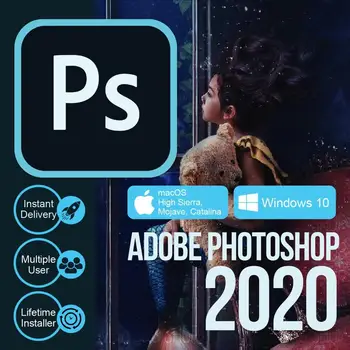 Adobe Photoshop 2020 Pro CC Popredných Video Editor Softvér Windows/Mac