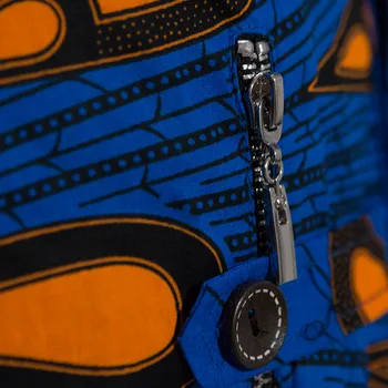 Africké Košele pre Mužov Zákazku Africkej Tlače Neformálne Oblečenie s Dlhým Rukávom Mužov Dashiki Košele Afrike Mužov Oblečenie WYN862