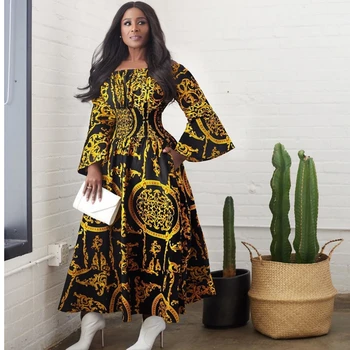 Africké Šaty Pre Ženy, Plus Veľkosť Oblečenie Africaine Femme 2020 Dlho Afrike Šaty Afriky Oblečenie Európskej Oblečenie