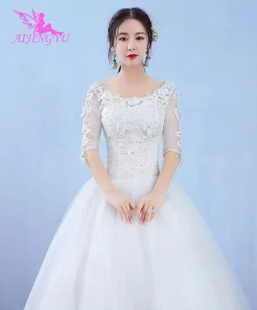 AIJINGYU plus veľkosť svadobné šaty 2021 hosť svadobné šaty WK642