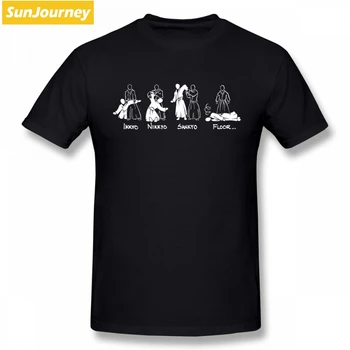 Aikido T Shirt Kpop Oblečenie Pre Mužov Bavlna Crewneck XXXL Krátky Rukáv Vlastné Muži T-shirt
